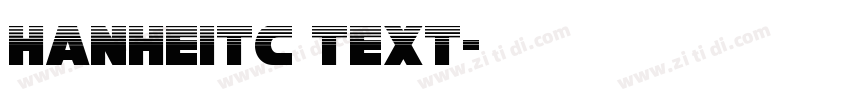 HanHeiTC Text字体转换